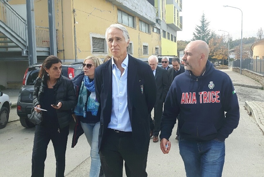 Malagó ad Amatrice, Accumoli e Arquata a 2 mesi dal sisma. "Lo sport contribuirà alla loro rinascita"