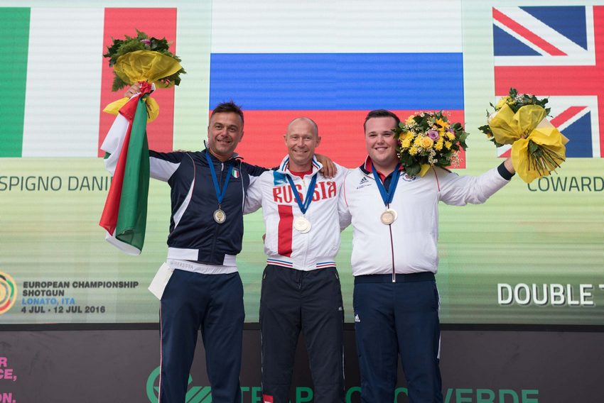 Europei, Di Spigno 2° nel Double Trap, Filippelli-Bacosi oro nello Skeet. Italia chiude con 18 medaglie