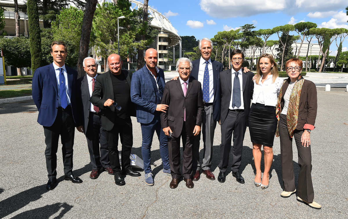 Braglia, Mazzinghi, Pigni, Fiorillo e Vezzali nella Walk of Fame. Malagò: orgogliosi di questi campioni