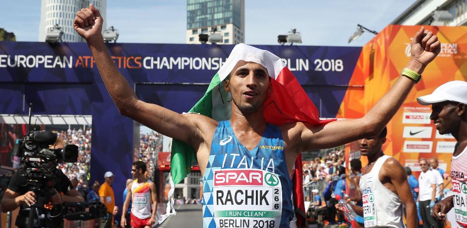 Yassine Rachik bronzo nella maratona. Uomini d'oro a squadre, argento per le donne 