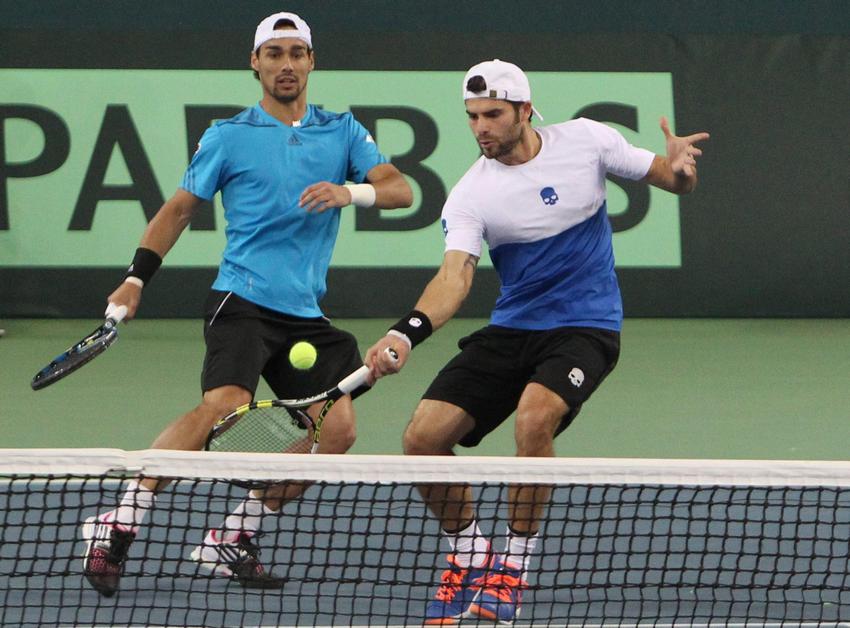 Davis, Fognini-Bolelli non sbagliano: Russia-Italia 1-2