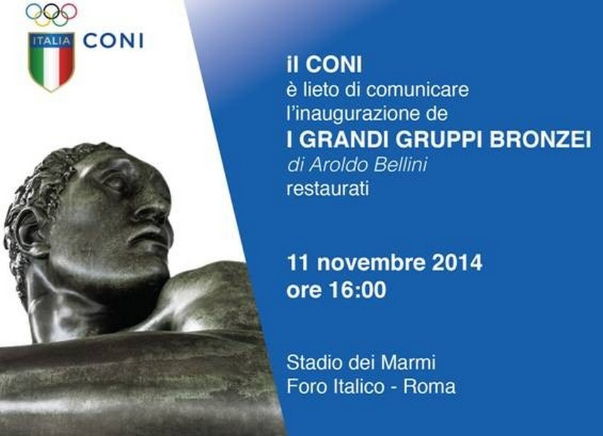 Restauro dei lottatori di bronzo del Bellini, domani l’inaugurazione ai Marmi