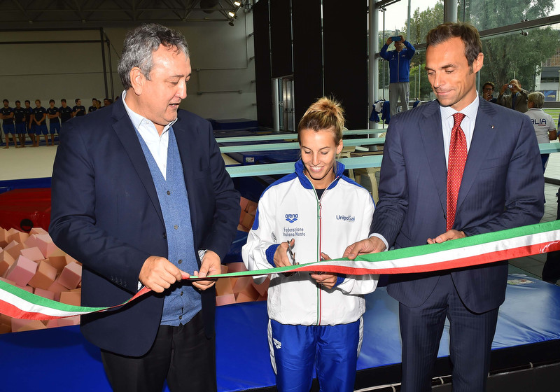 Inaugurata la palestra per i Tuffi all'Acqua Acetosa. Mornati: impianto fondamentale