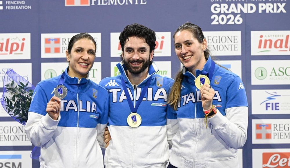 Fioretto: Martina Batini e Guillaume Bianchi trionfano al Grand Prix di Torino, seconda Arianna Errigo