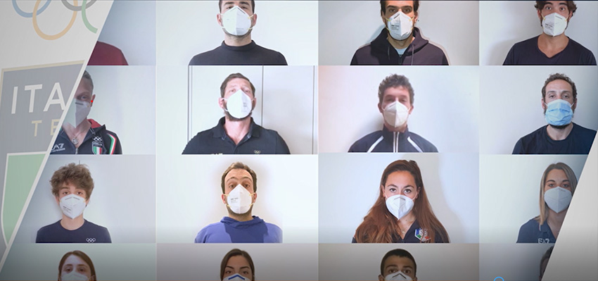 #Iplayprotected, video of Italia Team’s athletes for the new phase in fight against the virus