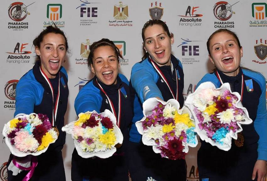 Italia Fioretto femminile CAIRO MEDAGLIA 2