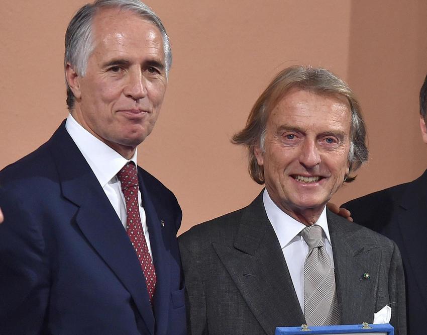 Montezemolo and Malagò meet students of the University of Rome Tor Vergata