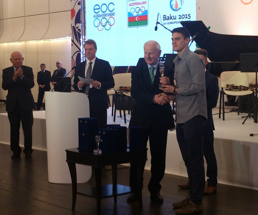 The swimmer Sabbioni the best young European athlete 2014