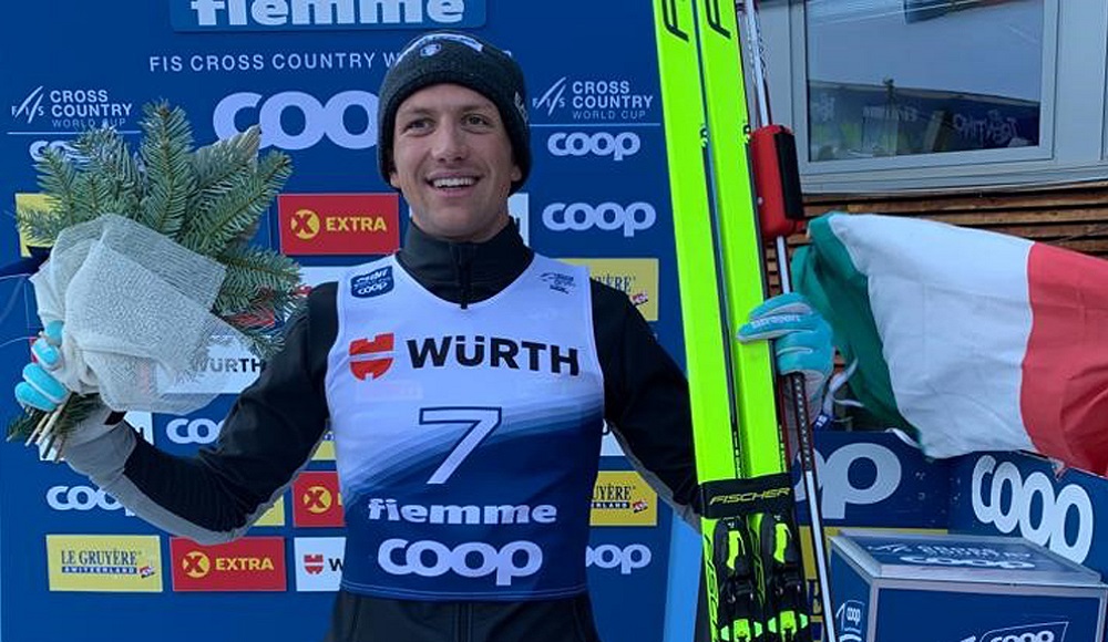 Tour de Ski, Mocellini terzo nella sprint in Val di Fiemme: "Sono al settimo cielo"