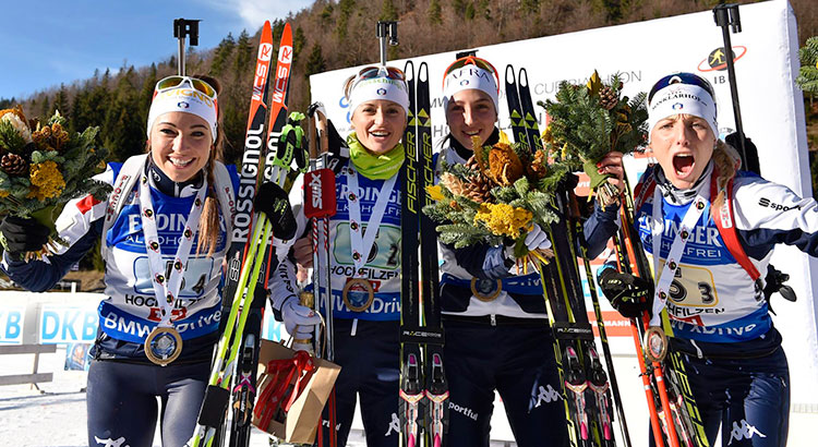 Staffetta femminile vittoria 2015