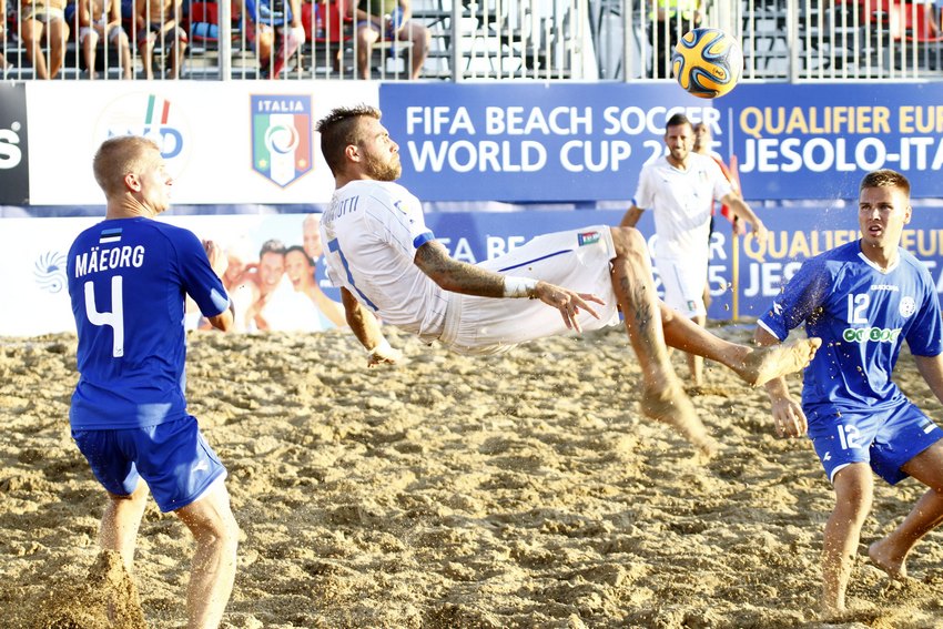 Baku 2015 Beach Soccer draw: Italy with Russian Federation, Spain and Hungary