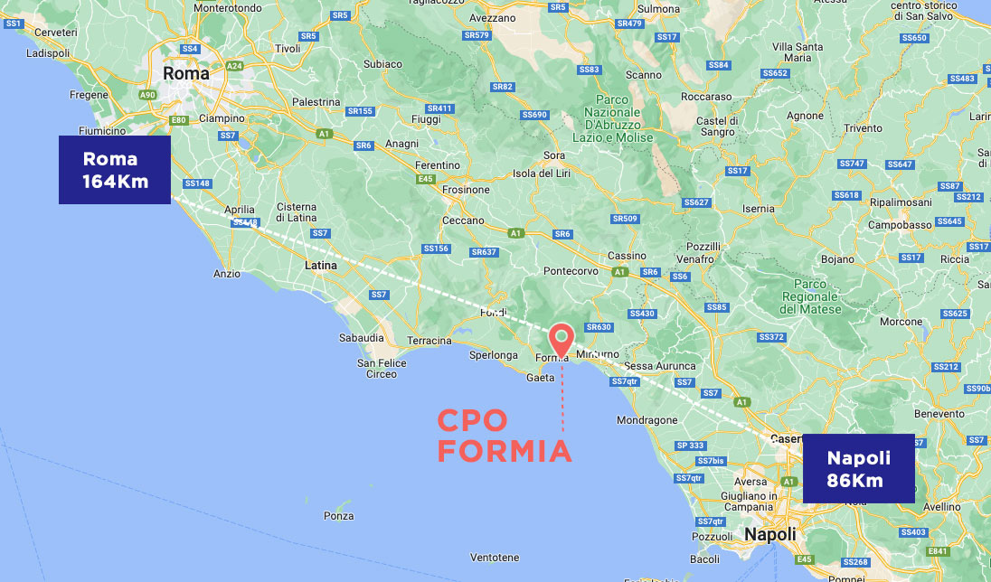 mappa cpo formia