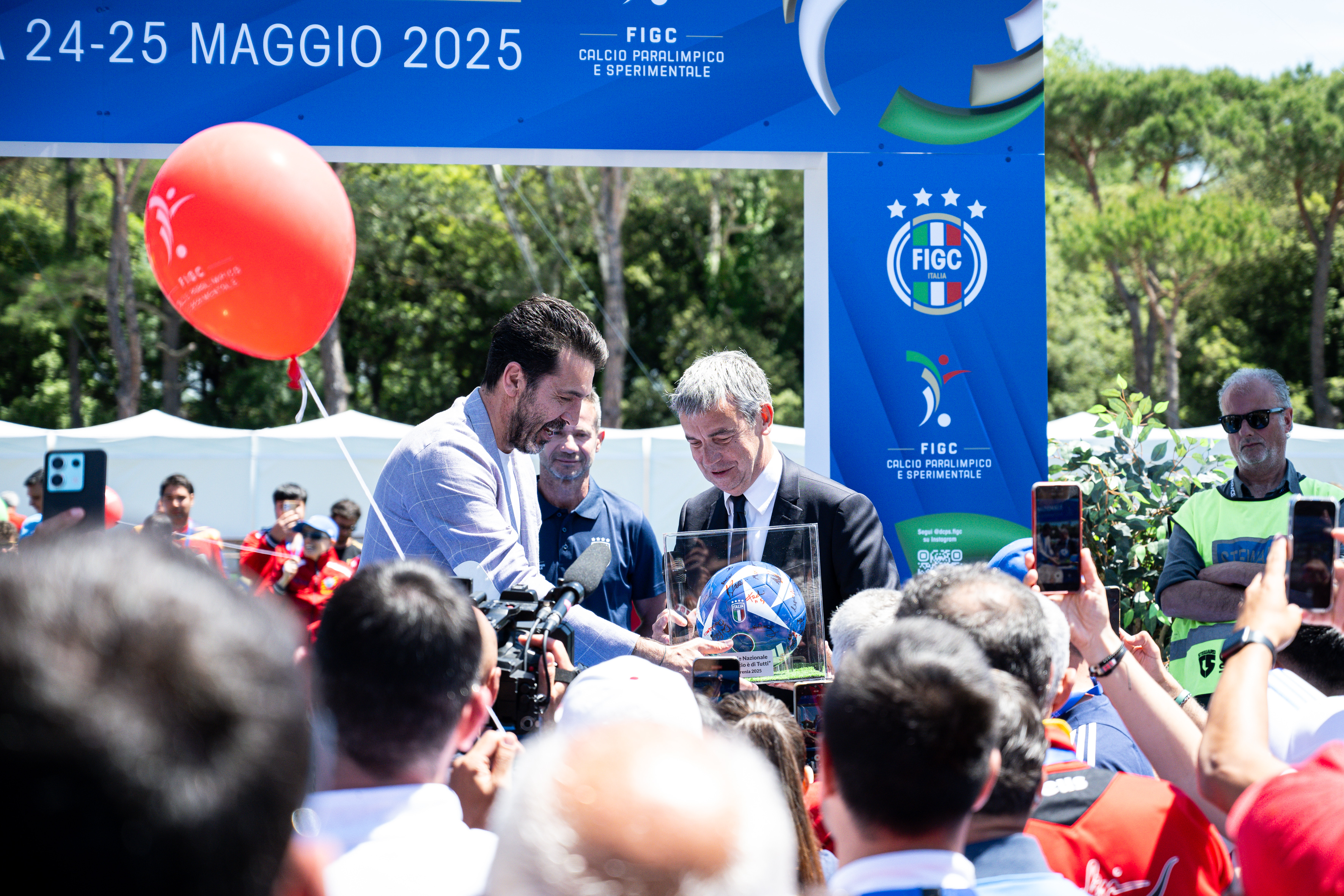 FIGC | Assegnati a Tirrenia i titoli della Finale Nazionale DCPS. Buffon: “Soddisfazione e onore nell’essere qui”