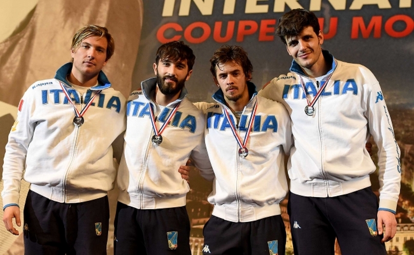 Coppa del Mondo, Azzurri secondi nel fioretto a squadre 