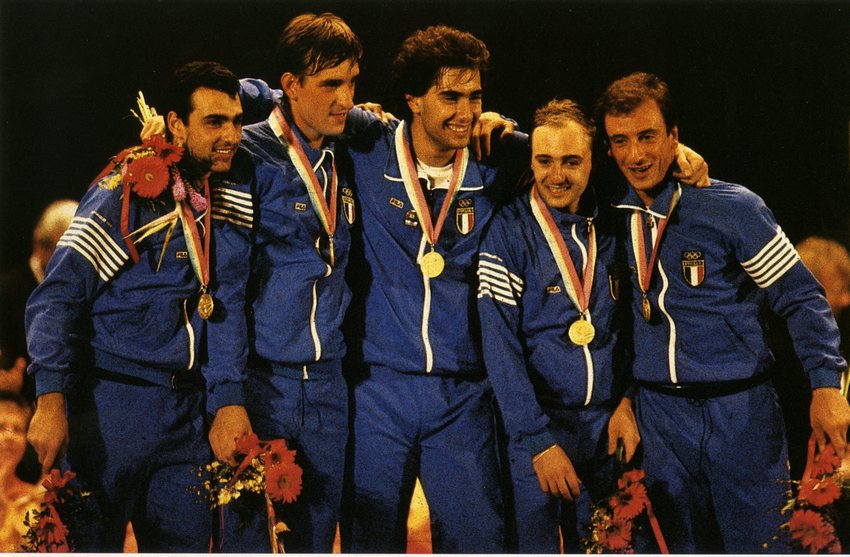 I fiorettisti azzurri sul tetto del mondo a Los Angeles '84