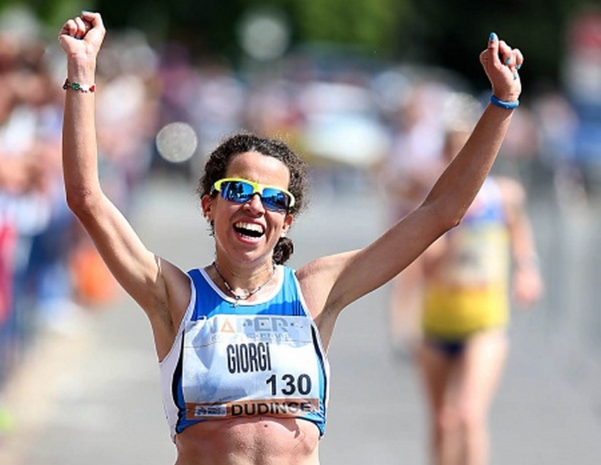 Eleonora Giorgi vince la 20 km di marcia in Slovacchia con il nuovo record italiano