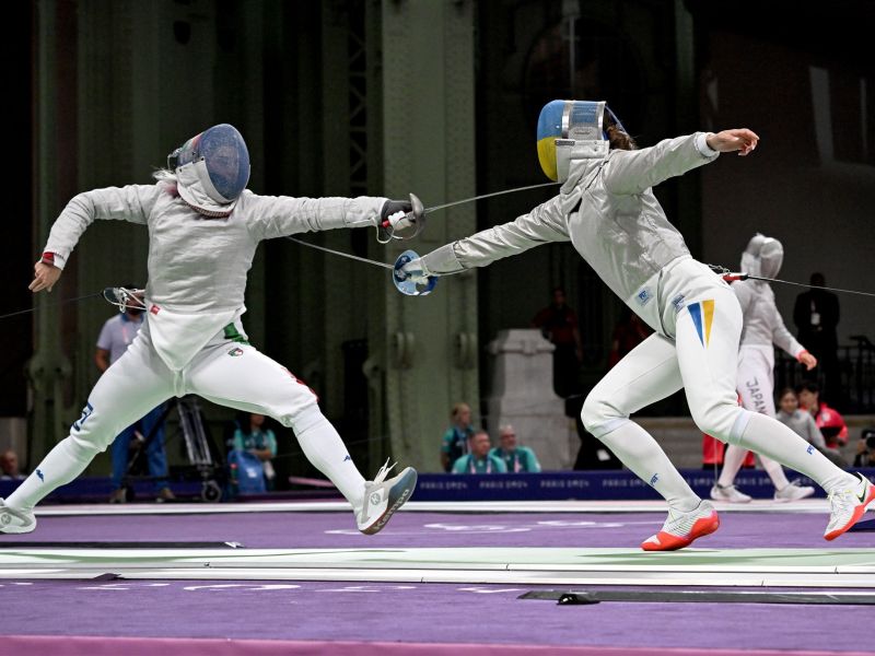 scherma sciabola femminile a squadre ph augusto bizzi  scherma sciabola femminile a squadre ph augusto bizzi