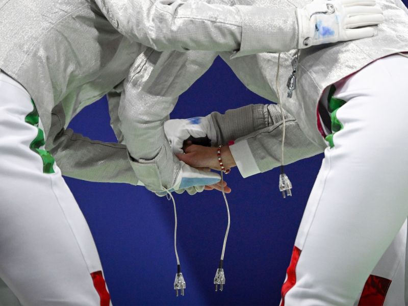 scherma sciabola femminile a squadre ph augusto bizzi agu scherma sciabola femminile a squadre ph augusto bizzi agu
