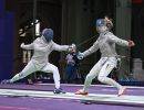scherma sciabola femminile a squadre ph augusto bizzi agu scherma sciabola femminile a squadre ph augusto bizzi agu