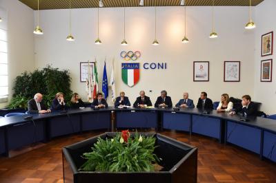 Firma dell’Accordo CONI-ANCI