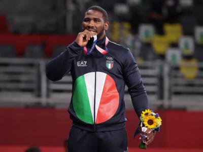 Altra medaglia Italia Team, Conyedo di bronzo nella lotta libera