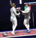 SCHERMA Sciabola Femminile ITA vs FRA LPA07184 Ph Luca Pagliaricci CONI