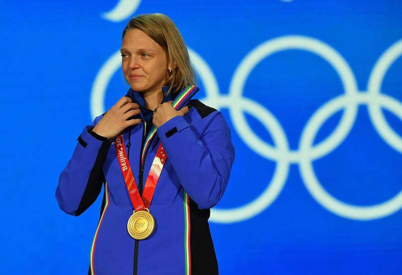 premiazione arianna fontana  foto mezzelani gmt008 premiazione arianna fontana  foto mezzelani gmt008