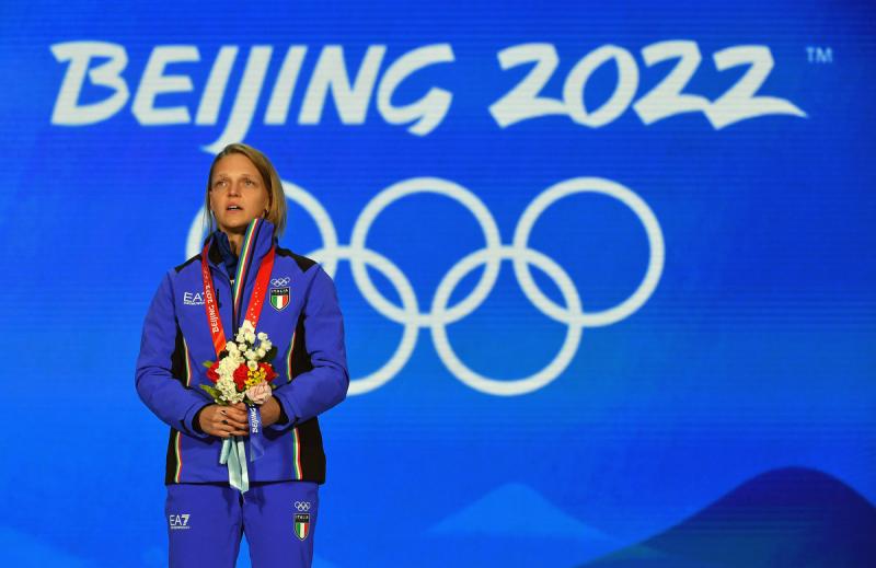 premiazione arianna fontana  foto mezzelani gmt014 premiazione arianna fontana  foto mezzelani gmt014