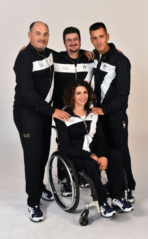 Michele Frangilli, Marco Galiazzo, Mauro Nespoli e Elisabetta Mijno Michele Frangilli, Marco Galiazzo, Mauro Nespoli e Elisabetta Mijno