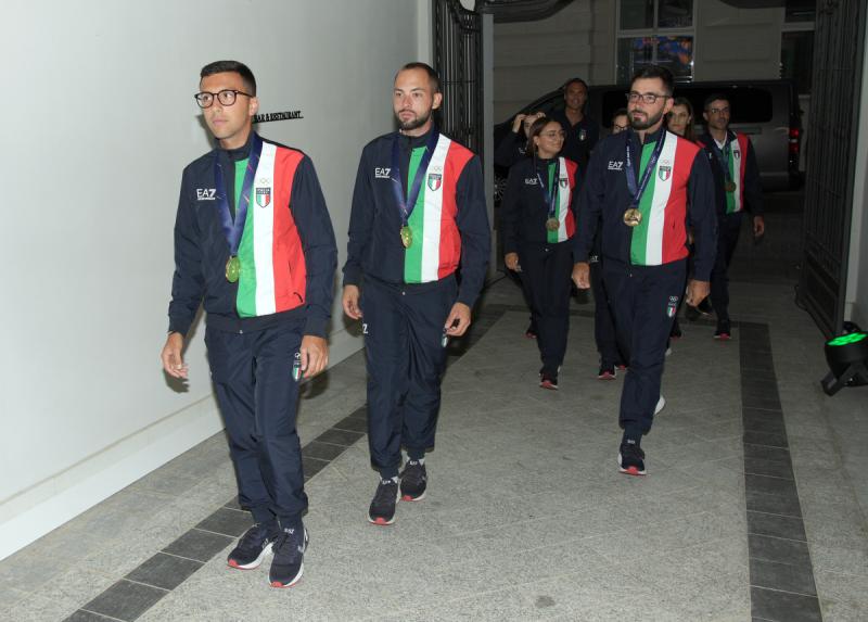 CASA ITALIA Nuoto Sincronizzato Tiro Arco Arrampicata Sportiva Padel LPA03100 Ph Luca Pagliaricci CONI CASA ITALIA Nuoto Sincronizzato Tiro Arco Arrampicata Sportiva Padel LPA03100 Ph Luca Pagliaricci CONI