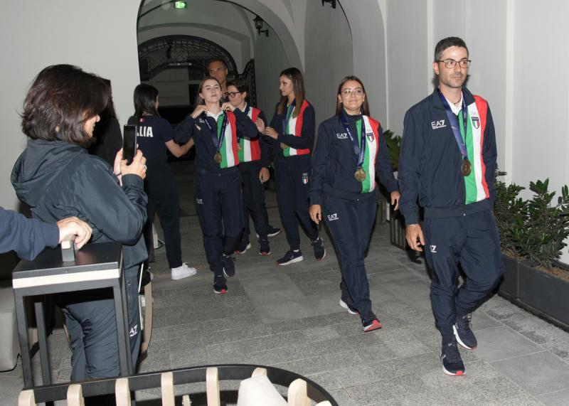 CASA ITALIA Nuoto Sincronizzato Tiro Arco Arrampicata Sportiva Padel LPA03105 Ph Luca Pagliaricci CONI CASA ITALIA Nuoto Sincronizzato Tiro Arco Arrampicata Sportiva Padel LPA03105 Ph Luca Pagliaricci CONI