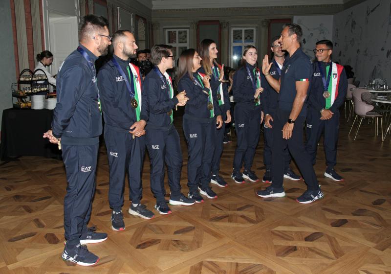 CASA ITALIA Nuoto Sincronizzato Tiro Arco Arrampicata Sportiva Padel LPA03164 Ph Luca Pagliaricci CONI CASA ITALIA Nuoto Sincronizzato Tiro Arco Arrampicata Sportiva Padel LPA03164 Ph Luca Pagliaricci CONI