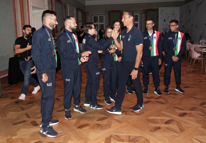 CASA ITALIA Nuoto Sincronizzato Tiro Arco Arrampicata Sportiva Padel LPA03166 Ph Luca Pagliaricci CONI CASA ITALIA Nuoto Sincronizzato Tiro Arco Arrampicata Sportiva Padel LPA03166 Ph Luca Pagliaricci CONI