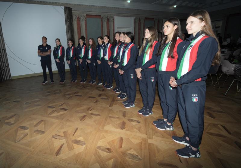 CASA ITALIA Nuoto Sincronizzato Tiro Arco Arrampicata Sportiva Padel LPA03183 Ph Luca Pagliaricci CONI CASA ITALIA Nuoto Sincronizzato Tiro Arco Arrampicata Sportiva Padel LPA03183 Ph Luca Pagliaricci CONI