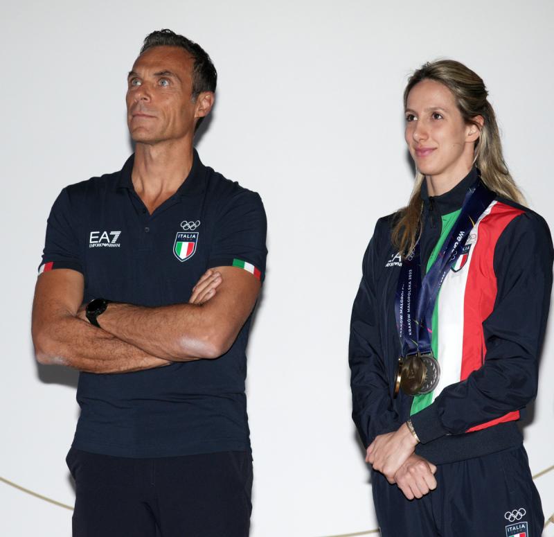 CASA ITALIA Nuoto Sincronizzato Tiro Arco Arrampicata Sportiva Padel LPA03186 Ph Luca Pagliaricci CONI CASA ITALIA Nuoto Sincronizzato Tiro Arco Arrampicata Sportiva Padel LPA03186 Ph Luca Pagliaricci CONI