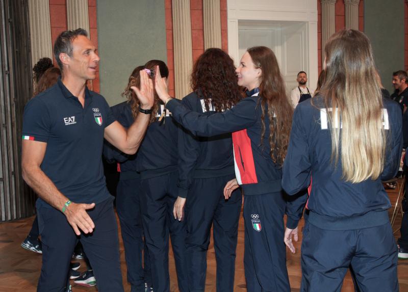 CASA ITALIA Nuoto Sincronizzato Tiro Arco Arrampicata Sportiva Padel LPA03191 Ph Luca Pagliaricci CONI CASA ITALIA Nuoto Sincronizzato Tiro Arco Arrampicata Sportiva Padel LPA03191 Ph Luca Pagliaricci CONI