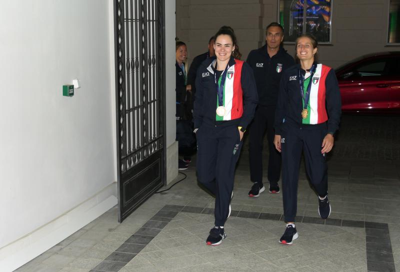 CASA ITALIA Nuoto Sincronizzato Tiro Arco Arrampicata Sportiva Padel LPA04408 Ph Luca Pagliaricci CONI CASA ITALIA Nuoto Sincronizzato Tiro Arco Arrampicata Sportiva Padel LPA04408 Ph Luca Pagliaricci CONI
