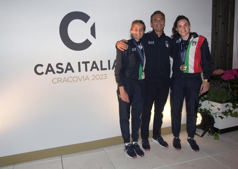 CASA ITALIA Nuoto Sincronizzato Tiro Arco Arrampicata Sportiva Padel LPA04432 Ph Luca Pagliaricci CONI CASA ITALIA Nuoto Sincronizzato Tiro Arco Arrampicata Sportiva Padel LPA04432 Ph Luca Pagliaricci CONI