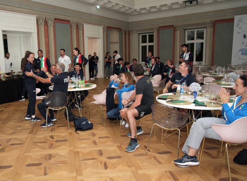 CASA ITALIA Nuoto Sincronizzato Tiro Arco Arrampicata Sportiva Padel LPA04451 Ph Luca Pagliaricci CONI CASA ITALIA Nuoto Sincronizzato Tiro Arco Arrampicata Sportiva Padel LPA04451 Ph Luca Pagliaricci CONI
