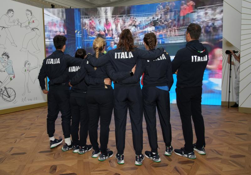 CASA ITALIA Nuoto Sincronizzato Tiro Arco Arrampicata Sportiva Padel LPA04457 Ph Luca Pagliaricci CONI CASA ITALIA Nuoto Sincronizzato Tiro Arco Arrampicata Sportiva Padel LPA04457 Ph Luca Pagliaricci CONI
