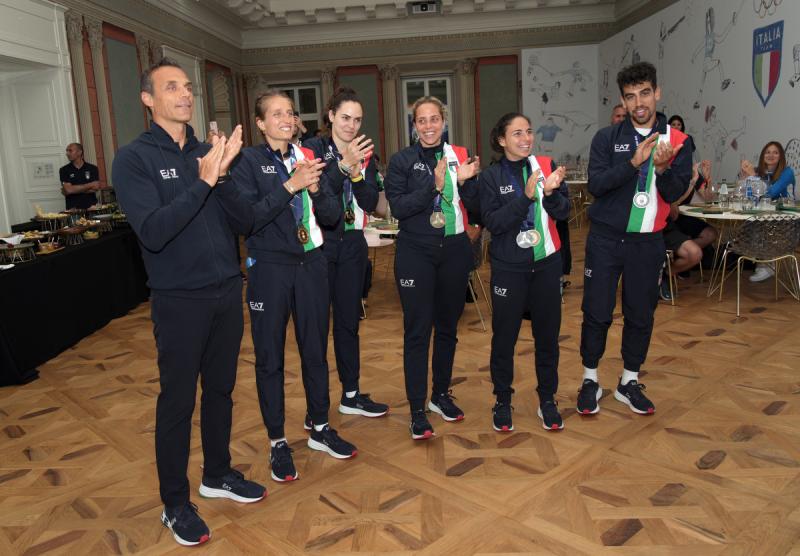 CASA ITALIA Nuoto Sincronizzato Tiro Arco Arrampicata Sportiva Padel LPA04461 Ph Luca Pagliaricci CONI CASA ITALIA Nuoto Sincronizzato Tiro Arco Arrampicata Sportiva Padel LPA04461 Ph Luca Pagliaricci CONI
