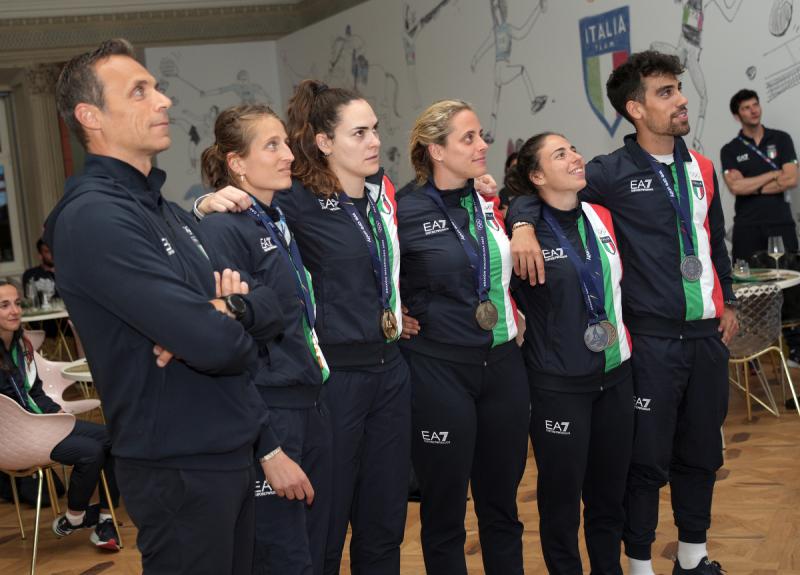 CASA ITALIA Nuoto Sincronizzato Tiro Arco Arrampicata Sportiva Padel LPA04464 Ph Luca Pagliaricci CONI CASA ITALIA Nuoto Sincronizzato Tiro Arco Arrampicata Sportiva Padel LPA04464 Ph Luca Pagliaricci CONI