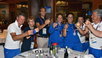 Baku 2015 - Bacosi e Cainero festeggiano l’argento e il bronzo  a Casa Italia