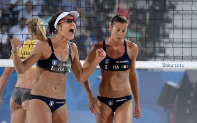 Baku 2015 - Beach volley finale 3° posto. Giombini –Toti quarte con orgoglio