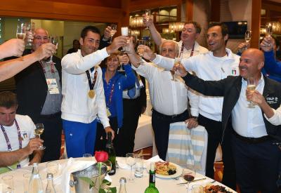 Baku 2015 - Doppia Festa a Casa Italia