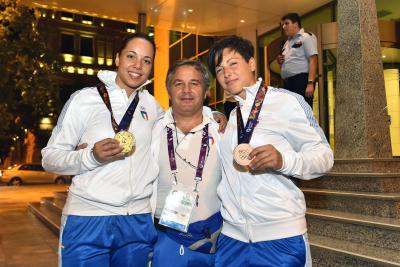 Baku 2015 - Le medaglie della scherma a Casa Italia