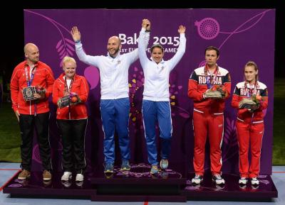 Baku 2015 - Petra e Niccolò Oro di coppia