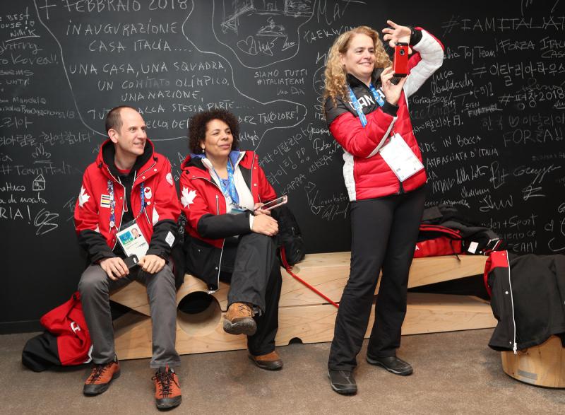 180211 008 Governatore Canada Casa Italia Pagliaricci - GMT 180211 008 Governatore Canada Casa Italia Pagliaricci - GMT