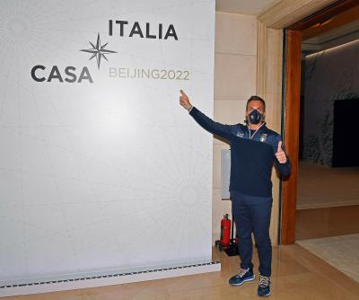 Carlo Mornati Capo Missione Italia Team apre Casa Italia