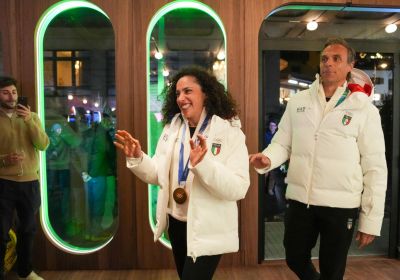 Casa Italia in Cortina: guests on 12 February